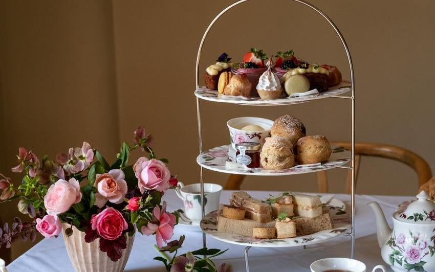 Afternoon tea at David Austin roses